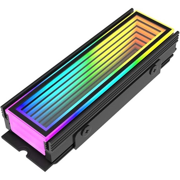 ARGB M.2 2280 SSD Heatsink with Thermal Pad