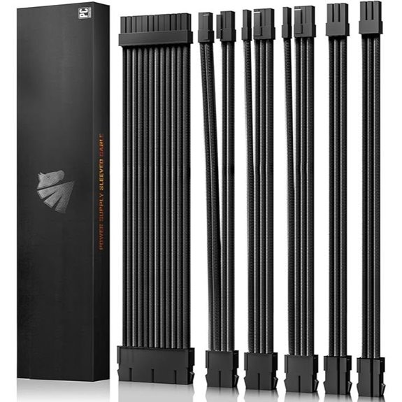 ASIAHORSE 16AWG PSU Cable Extension for PC Components