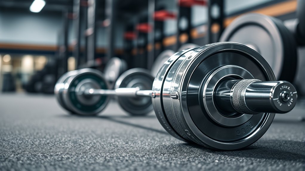 barbell features for safety