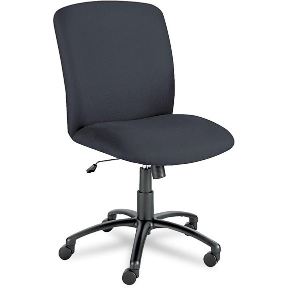 Safco Big & Tall Swivel Desk Chair 24/7 Black