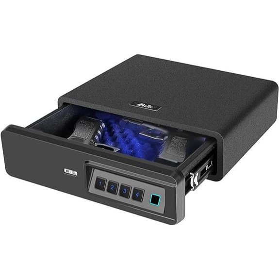 Biometric Handgun Safe for Two Pistols