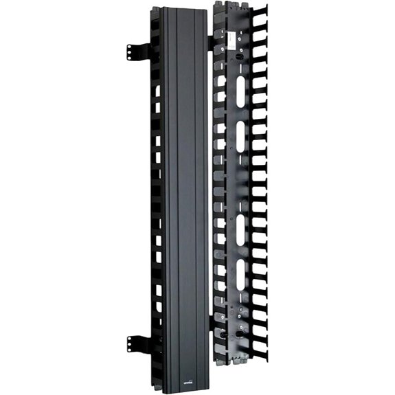 Leviton Vertical Cable Management 80 Black