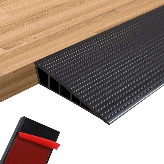 Doorway Transition Ramp for Wheelchairs 40 Black