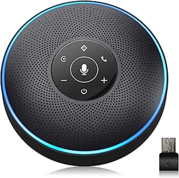 EMEET Bluetooth Conference Speakerphone with 4 Microphones