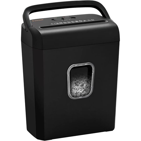 Bonsaii 6-Sheet Micro-Cut Paper Shredder