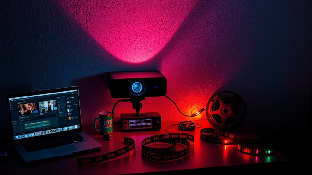 bright clear portable projections