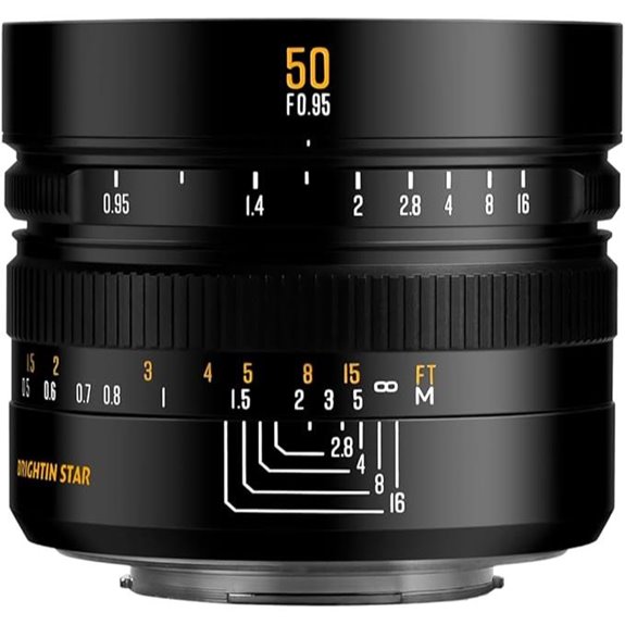Brightin Star 50mm f/0.95 APS-C Mirrorless Camera Lens