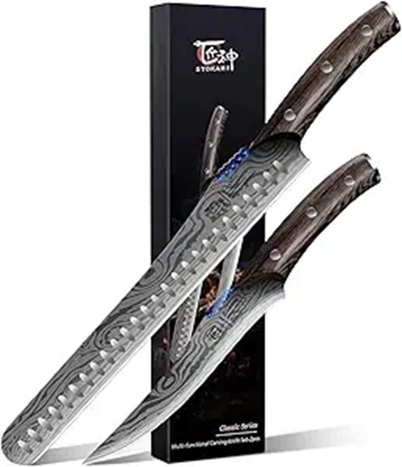 Brisket Knife Set with Carving and Boning Knives