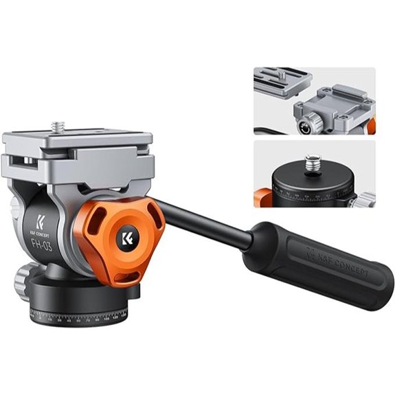 K&F Concept Fluid Head for Camera Stabilization