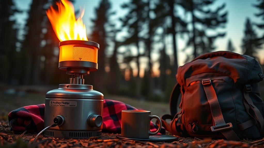 camping heater safety considerations