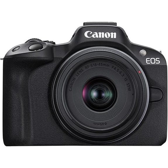 Canon EOS R50 Mirrorless Camera with RF-S18-45mm Lens