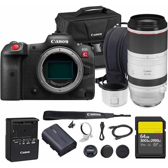 Canon EOS R5 C Cinema Camera Kit with 100-500mm Lens