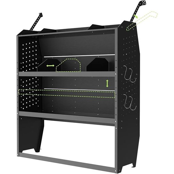 StarONE Cargo Van Shelving for Transit Promaster Metris