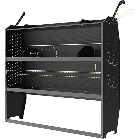 StarONE Cargo Van Shelving for Transit Promaster Metris