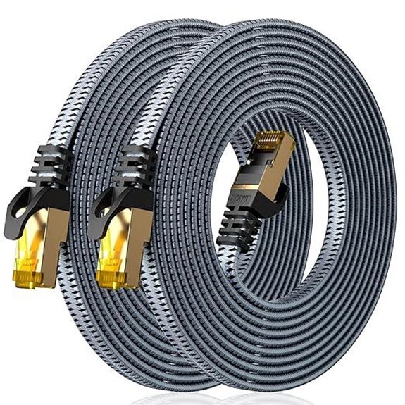 ARISKEEN Cat 8 Ethernet Cable 10FT 2 Pack
