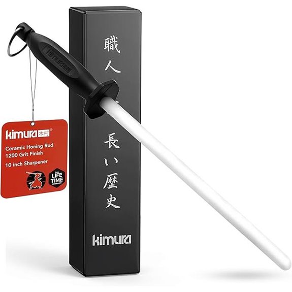 Kimura Ceramic Honing Rod 10 Inch 1200 Grit