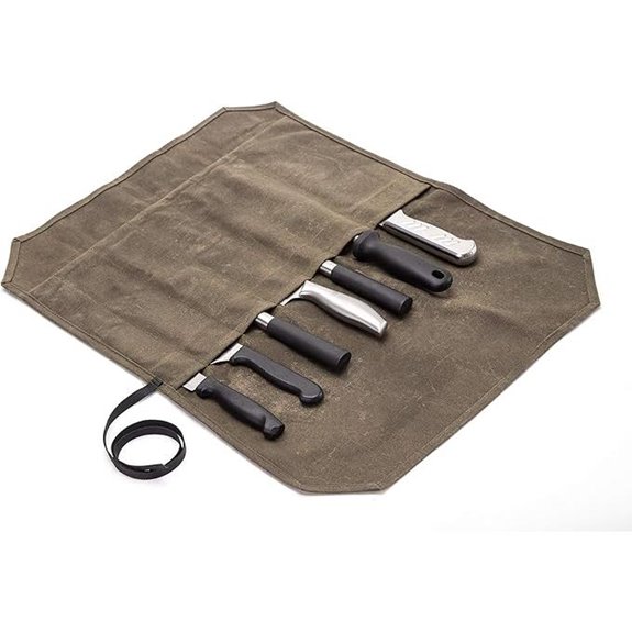 HERSENT Chef’s Knife Roll Canvas Storage Bag