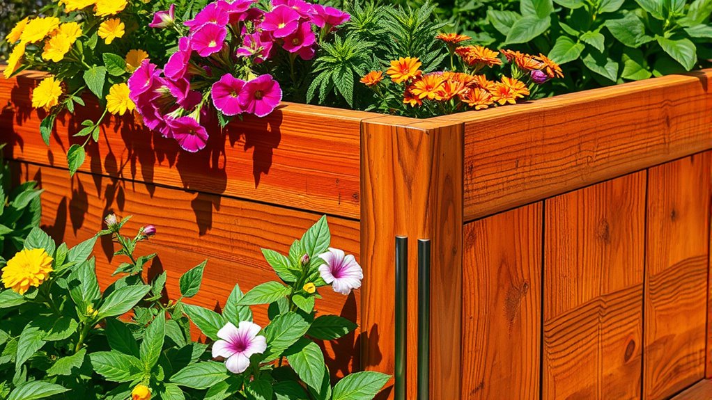 choosing durable cedar planters