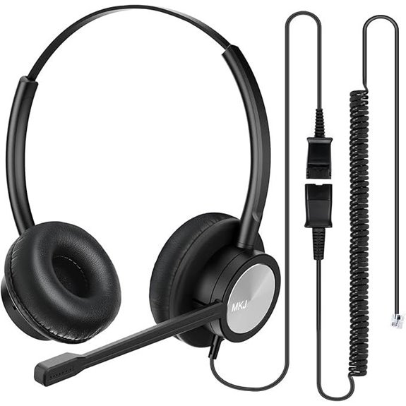 MKJ Cisco Noise-Canceling Call Center Headset