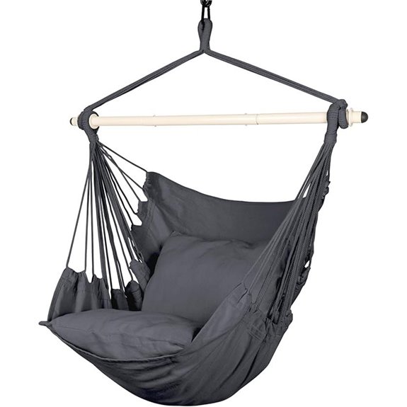 Highwild Hammock Chair with Cushions and Steel Spreader