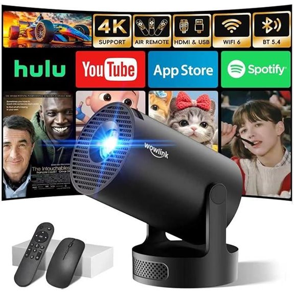 compact 4k wifi projector