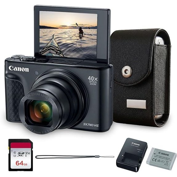 Canon PowerShot SX740 HS Digital Camera with Accessories