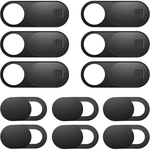 12-Pack Ultra-Thin Laptop & Phone Camera Covers