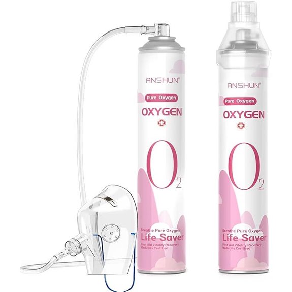 Portable 10L Oxygen Tank 2-Pack for Travel and Recovery