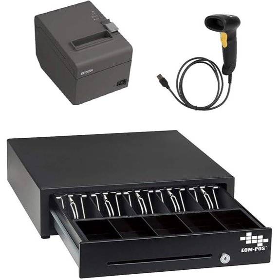 POS Hardware Bundle for Square (Cash Drawer Printer Scanner)