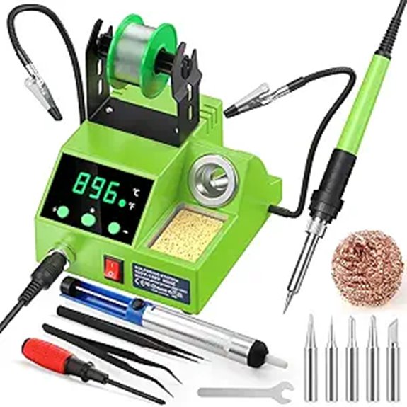 Digital Soldering Station Kit with Accessories