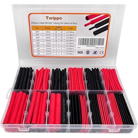 Heat Shrink Tubing Kit 355pcs Waterproof Wire Wrap