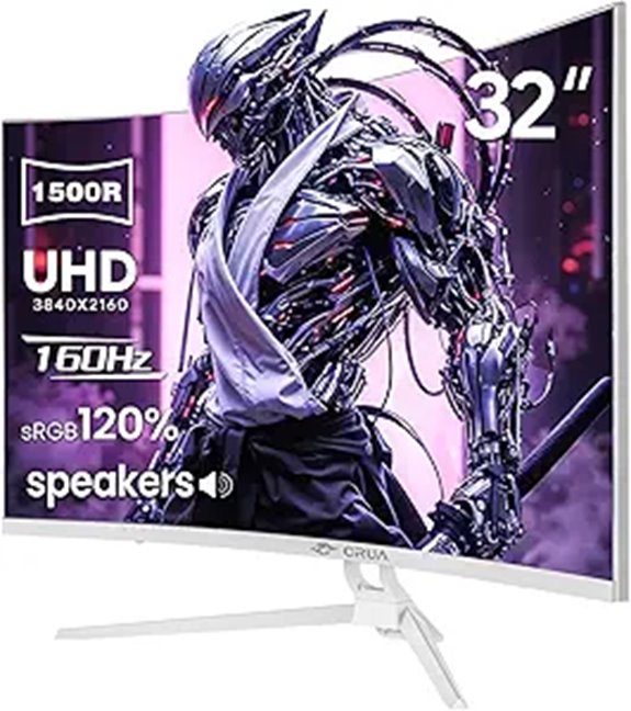 CRUA 32 Curved 4K Gaming Monitor with RGB
