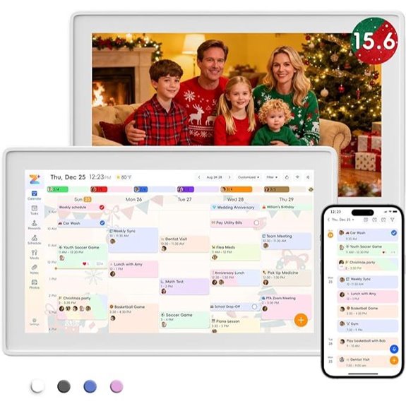 Westsee 15.6 Digital Calendar Frame with Touchscreen