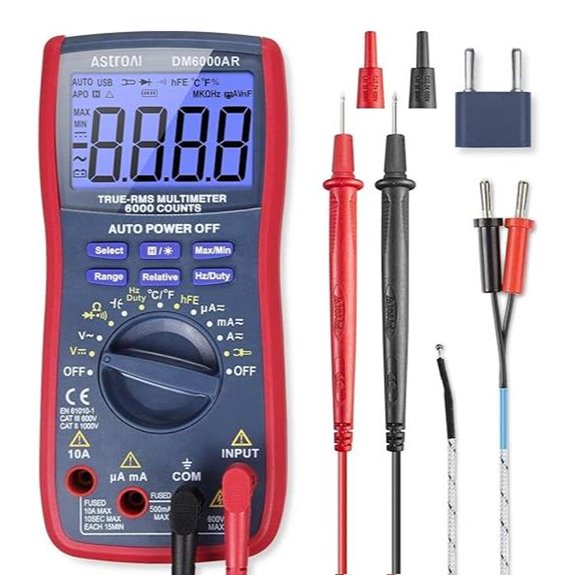 AstroAI Digital Multimeter with TRMS and Auto-Ranging