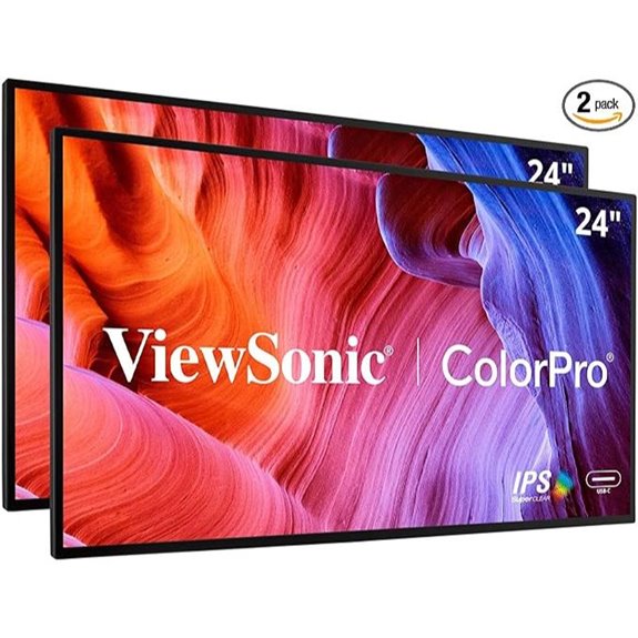 ViewSonic VP2468A 24-Inch Dual Monitor with USB-C