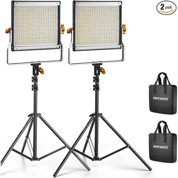 Neewer Bi-Color LED Video Light Kit (2 Pack)