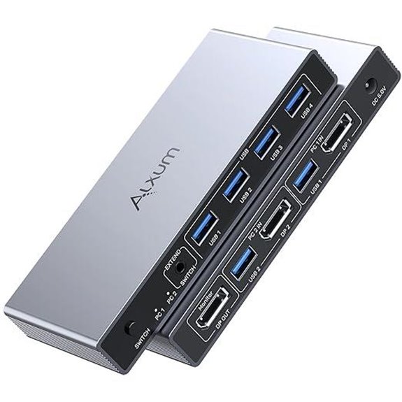 Alxum DP 1.4 KVM Switch for 2 Computers
