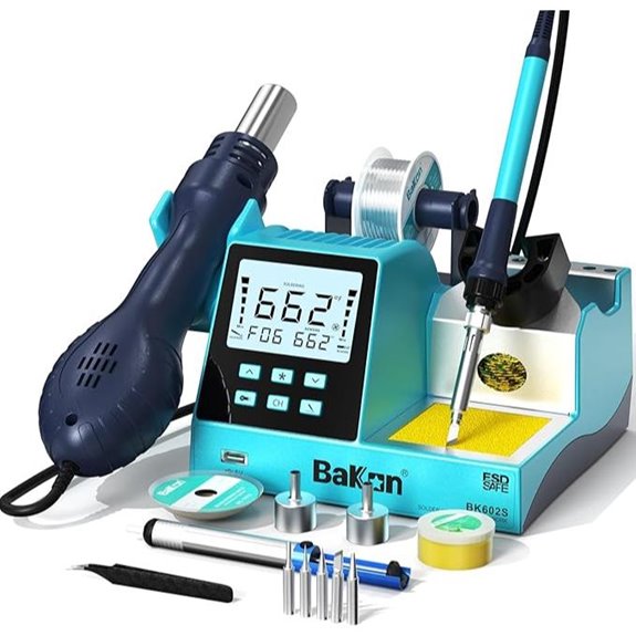 BK602S 2-in-1 Soldering Iron & Hot Air Rework Station