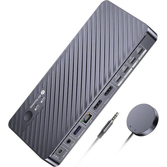 AV Access 2-Port 4K KVM Docking Station with HDMI