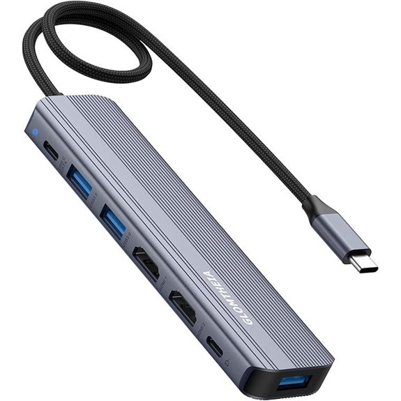 USB-C Dual Monitor Docking Station with HDMI & Power