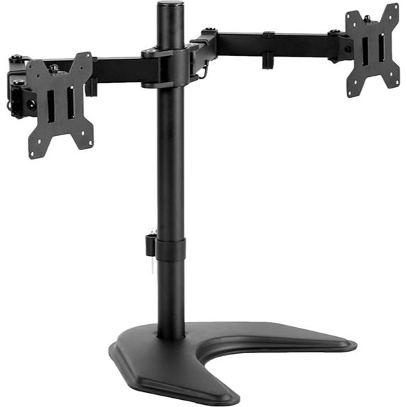 VIVO Dual LED Monitor Desk Stand for 2 Screens