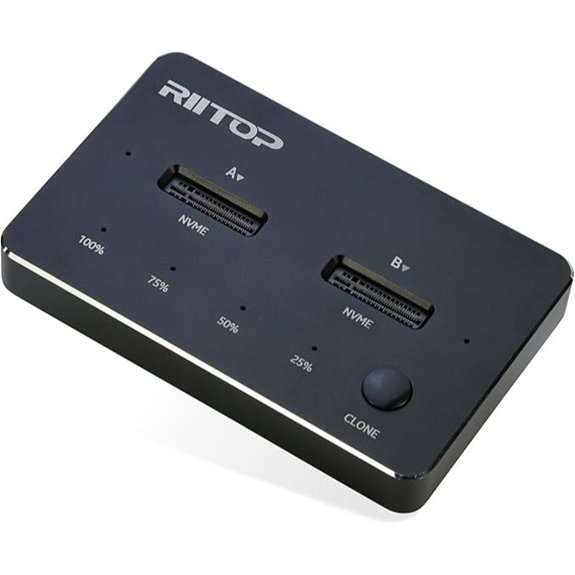 RIITOP Dual M.2 NVMe SSD Duplicator Dock