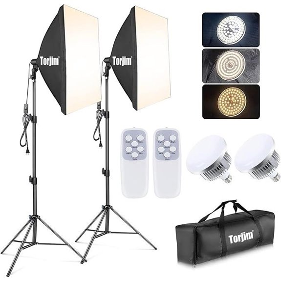 dual softbox lighting kit