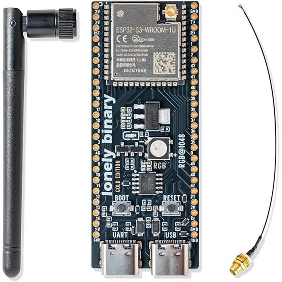 ESP32-S3 Development Board with Dual USB-C and Antenna