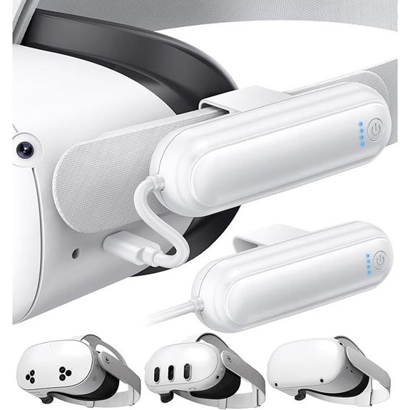 YUANHOT 2-Pack 20000mWh VR Battery & Charger