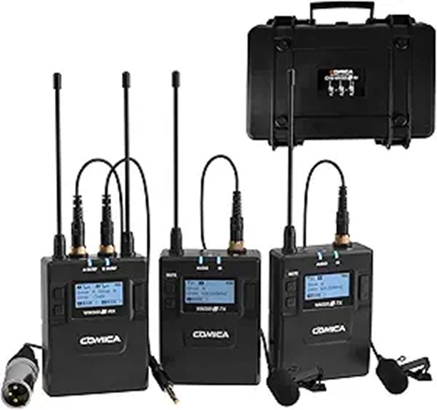 Comica CVM-WM300A Dual Wireless Lavalier Microphone System