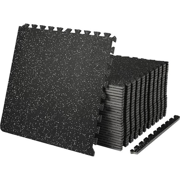 Vevor Interlocking Rubber & EVA Gym Flooring Mats
