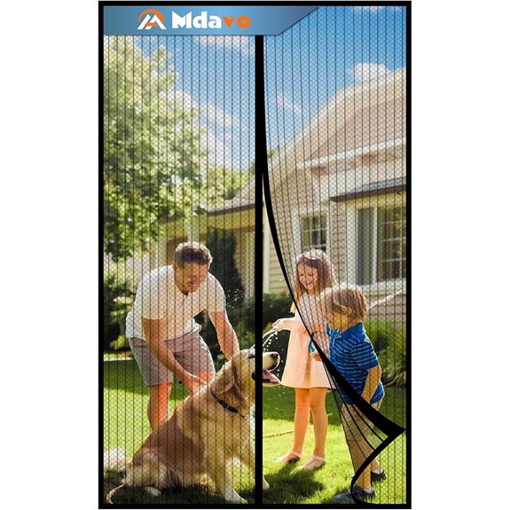 Heavy Duty Magnetic Mesh Screen for Doors