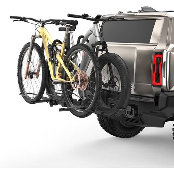 2-Bike Hitch Rack for E-Bikes and Fat Tires