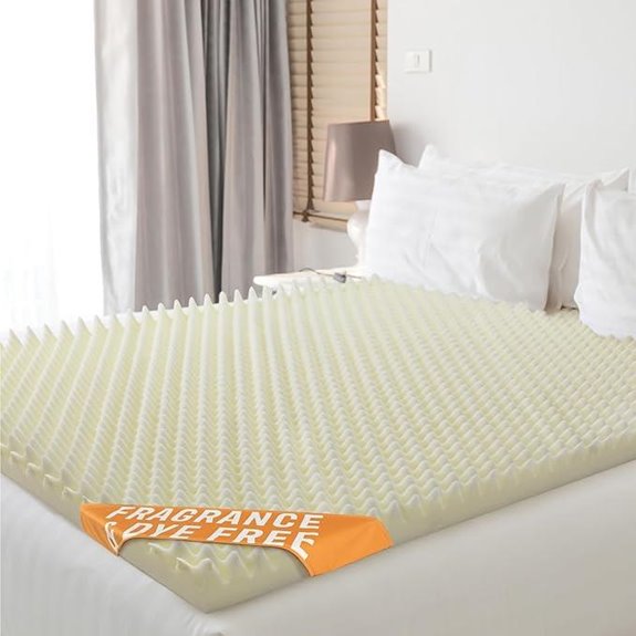 Vaunn Egg Crate Mattress Topper for Pressure Relief